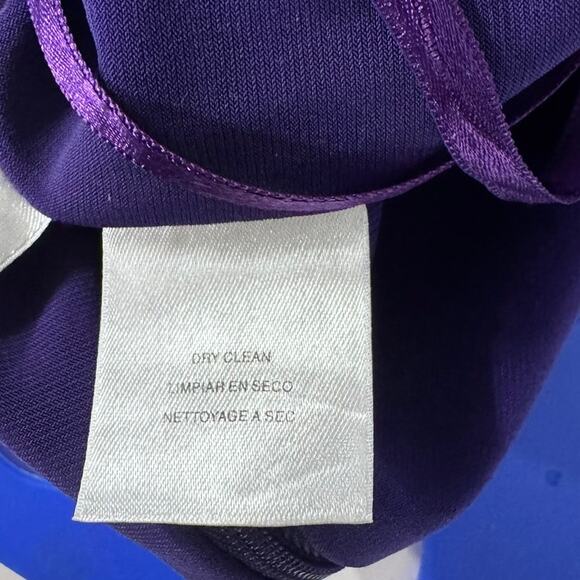Jones New York Dress Purple Size 12 Polyester Spandex - Picture 6 of 7